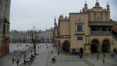 Obraz podglądu z kamery internetowej Kraków – Rynek Główny